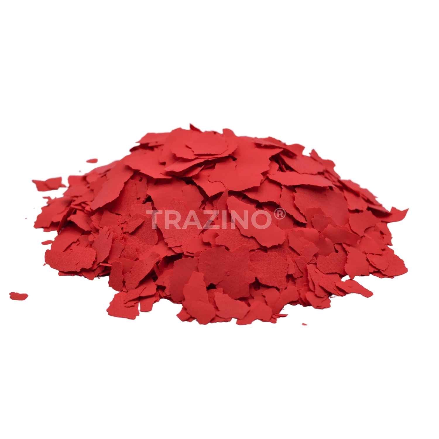 Trazino® Farbchips in Himbeere zum Einstreuen für Beschichtungen Trazino® Farbchips in Himbeere zum Einstreuen für Beschichtungen